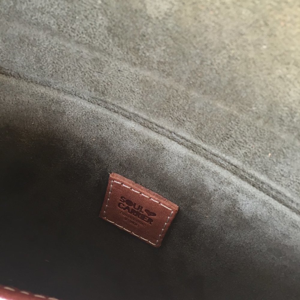 Cowhair Leather Clutch - Picture 7 of 9